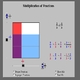 Fractions: rectangle multiplication