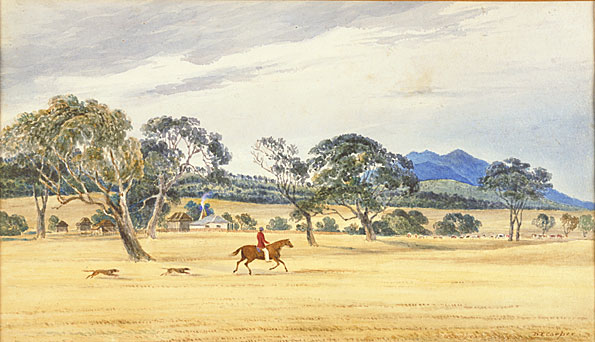Second hut at Challicum, summer view, 1845