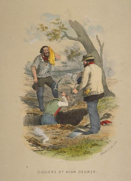 TLF ID R9204 - 'Diggers of high degree', 1853 - 423 x 584