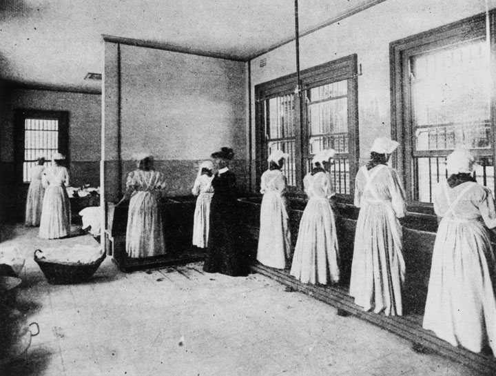Women prisoners in the laundry at Boggo Road Gaol, 1903