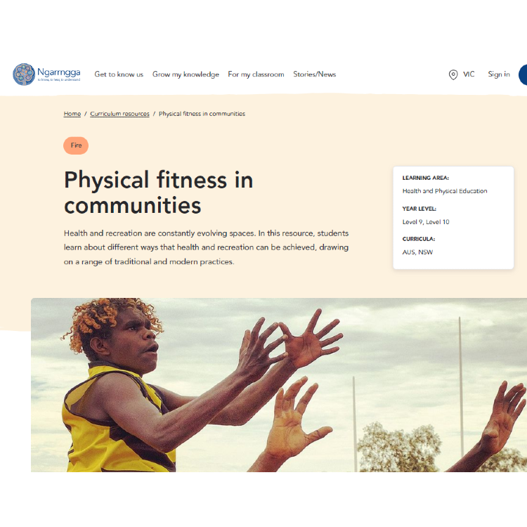 Physical fitness in communities