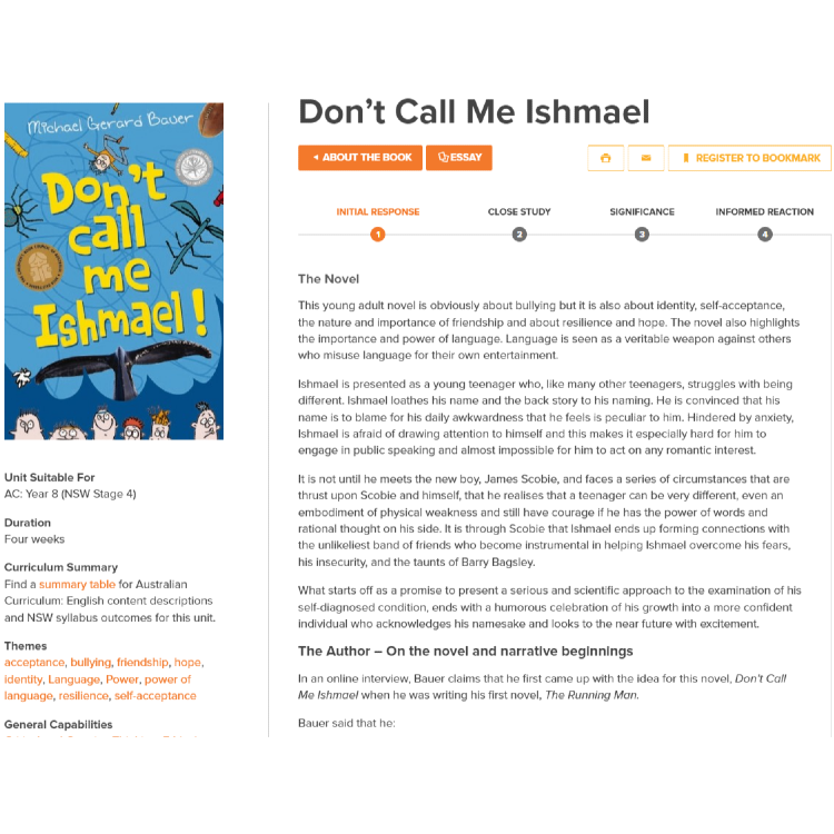 Don’t Call Me Ishmael: Unit of work