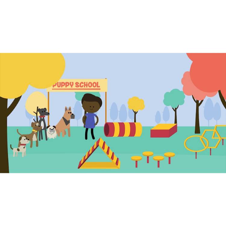The Mathscots: Puppy School Obstacle Course