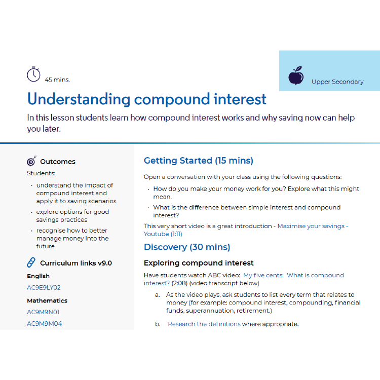 Understanding compound interest