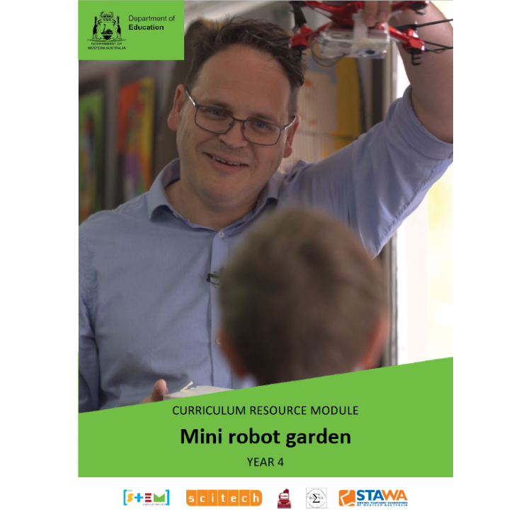Mini robot garden