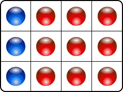 Picture of an array, with a column highlighted