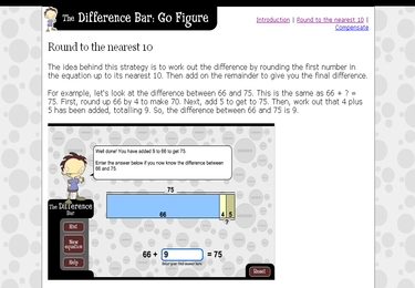 The difference bar: go figure