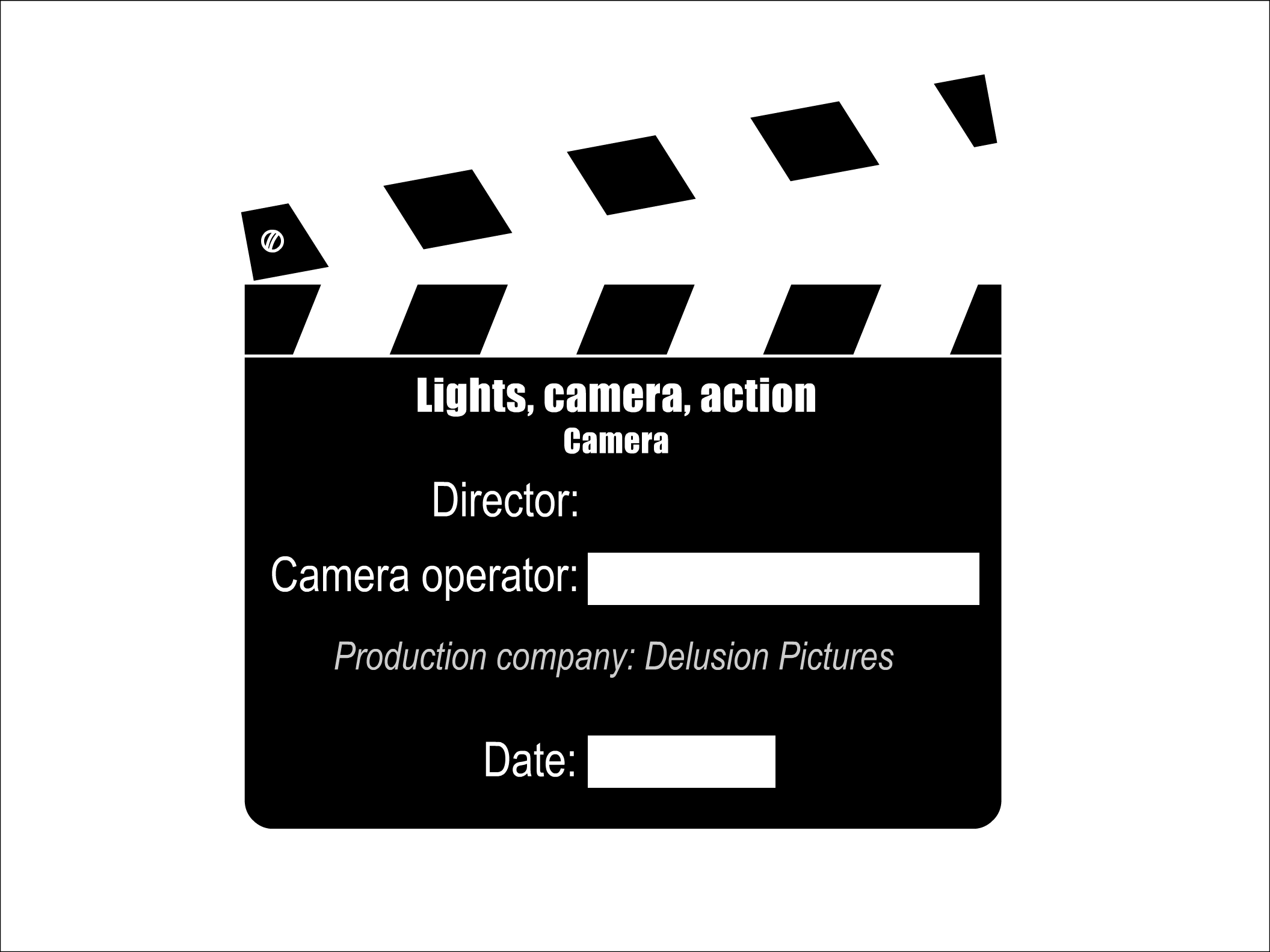 Lights Camera Action Png