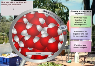 Types of matter: solids, liquids and gases