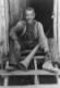 'Old Negro (former slave) with horn with which slaves were called', 1939