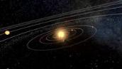 Light takes time to travel through space
