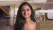 Hour of Code: Saloni on the If/Else block