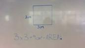 Area of a square and a triangle