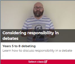 Considering responsibility in debates