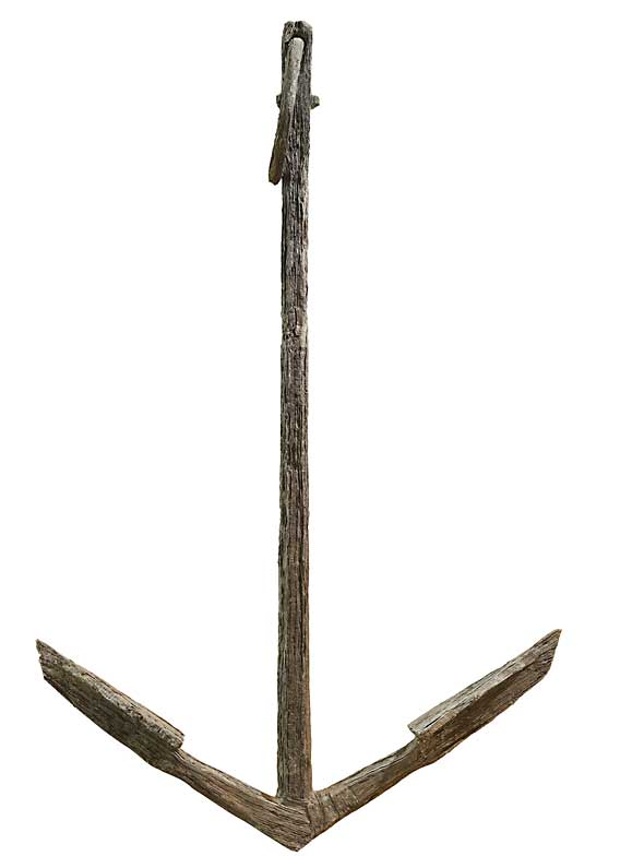 Anchor from the 'St Jean Baptiste'