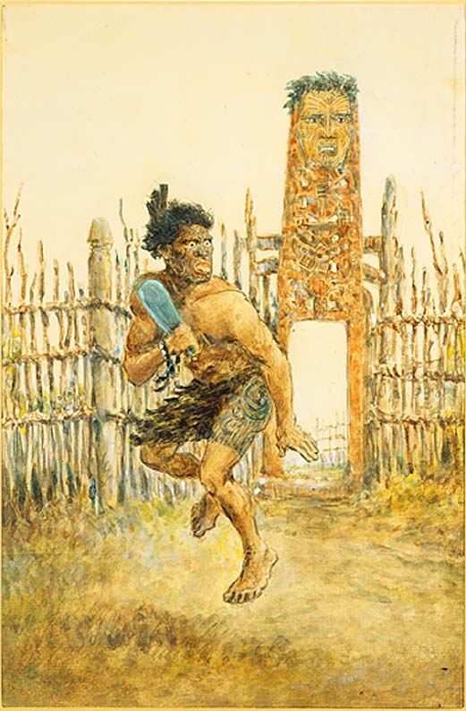 Arawa soldier, 1865