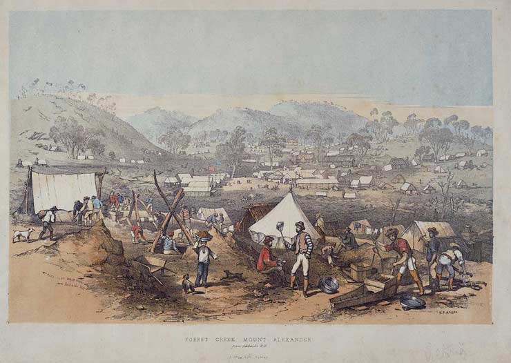 Forest Creek, Mount Alexander, 1852