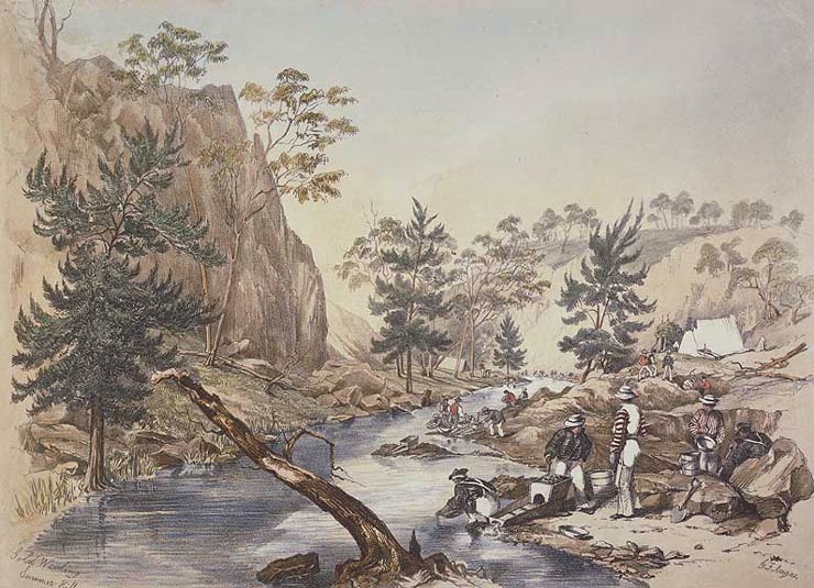 Ophir gold diggings in 1851 - asset 1