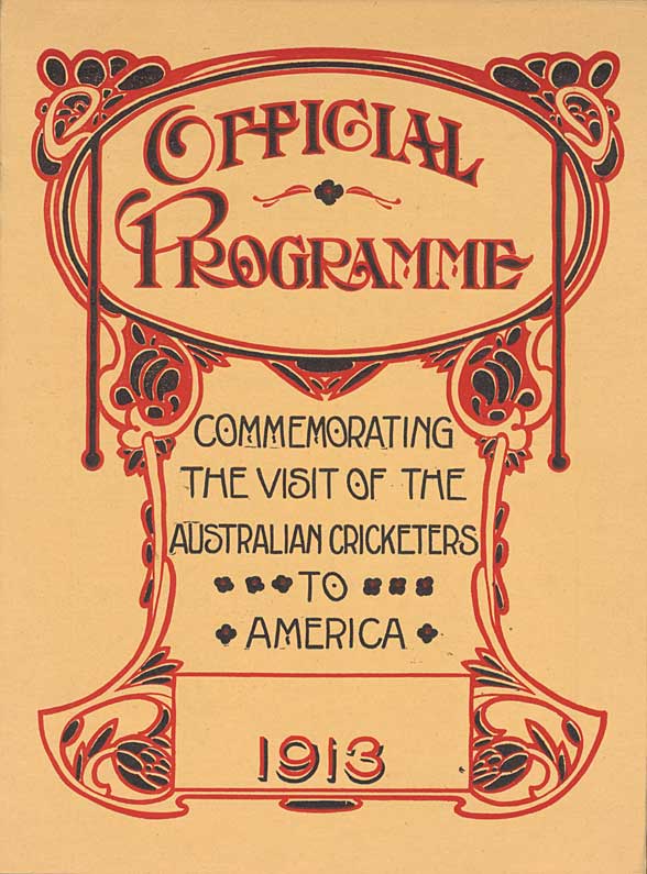 Visit of Australian cricketers to the USA, 1913