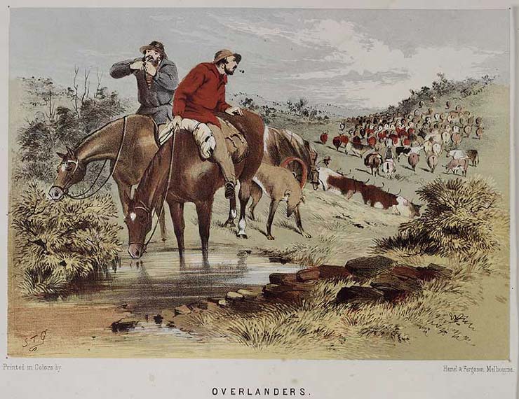 'Overlanders', 1865