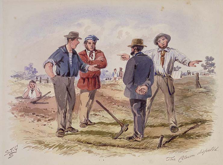 'The claim disputed', c1852