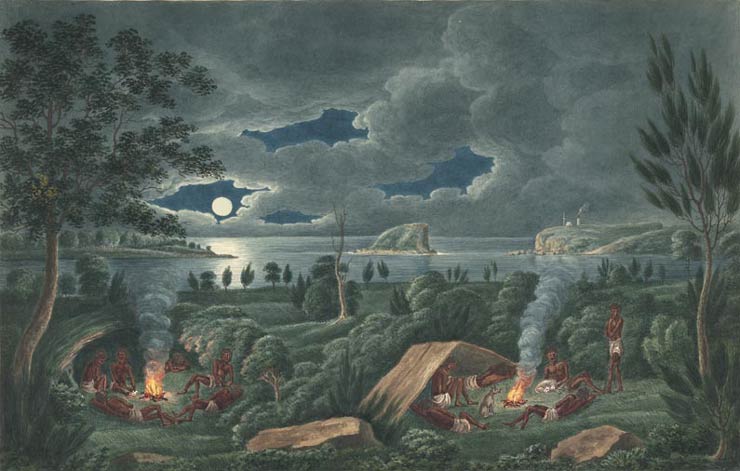 Indigenous Australians at the Hunter River, c1817