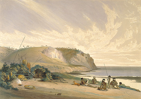 'Rapid Bay, encampment of Yankalilla blacks', 1847