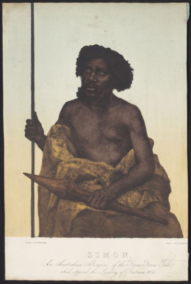 Simon, Indigenous Australian from Victoria, c1858