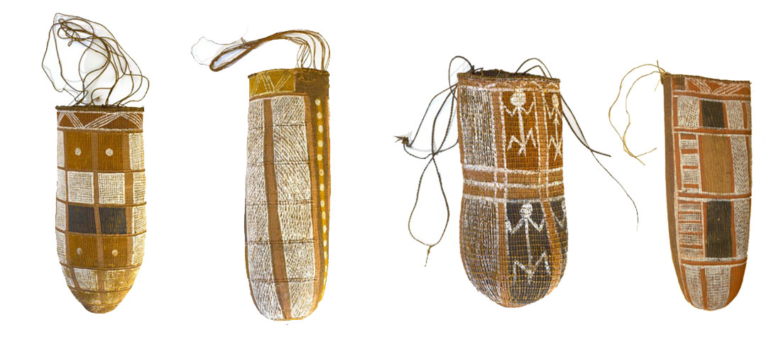 Pandanus baskets, 1912-13